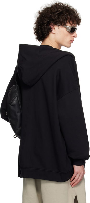 Pulover Rick Owens Rick Owens Champion Edition Jumbo Jason's Zip Hoodie Črna | CM01E1663 CHFE FELPA, 2