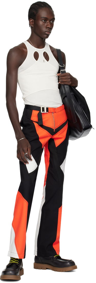 Cargo hlače Dion Lee Panel Moto Trousers Oranžna | C2127S23, 3