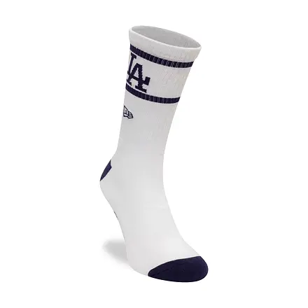 Nogavice New Era New Era MLB Seasonal Crew LA Dodgers Socks Bela | 60595125