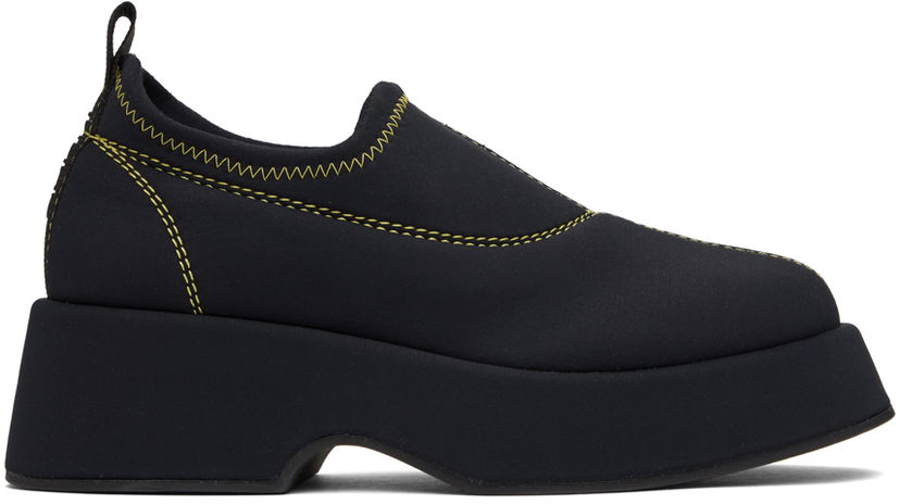 Superge in čevlji GANNI GANNI Retro Flatform Loafers Črna | S1948