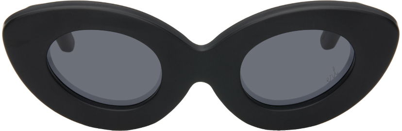 Sončna očala ERL Betty Oval Sunglasses Črna | ERL08K402