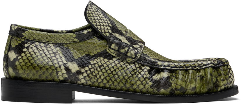 Superge in čevlji Dries Van Noten Leather Loafers Zelena | MS242-1324