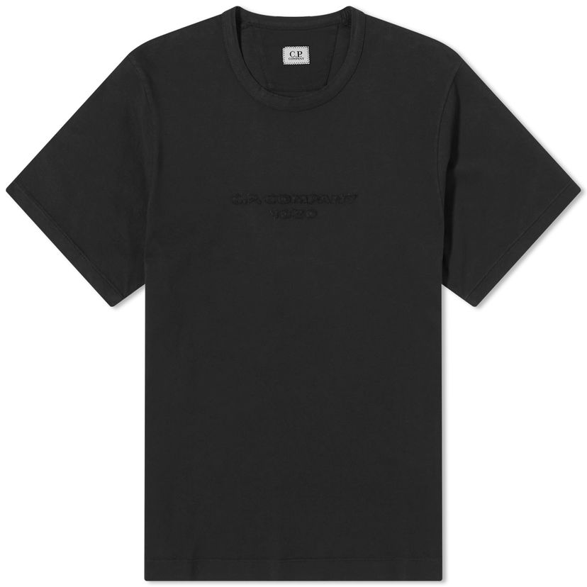 Majica C.P. Company Logo T-Shirt Črna | 16CMTS224A-006057O-999