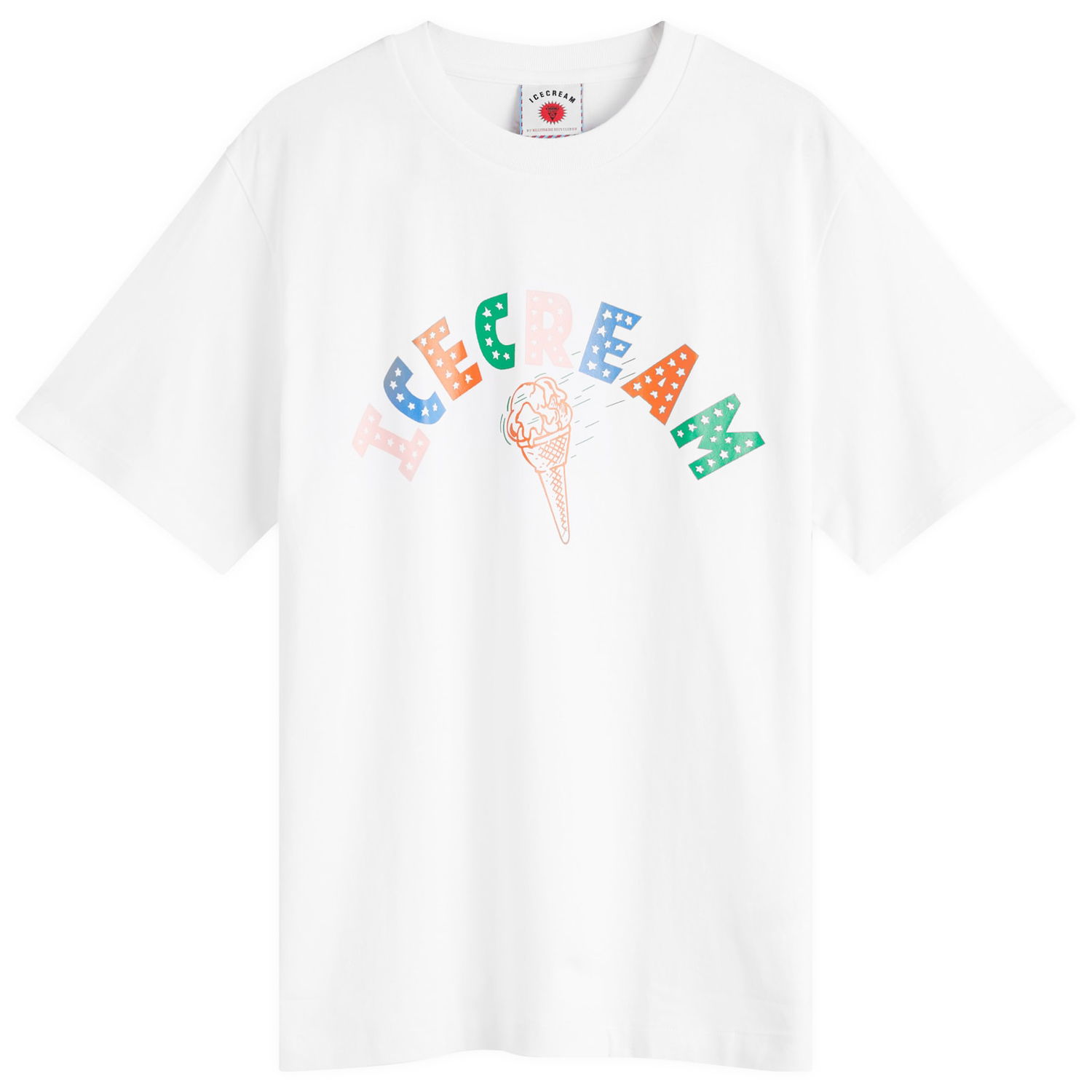 Majica BBC IceCream ICECREAM Cone T-Shirt, Size Large Bela | IC25248-WHT, 1
