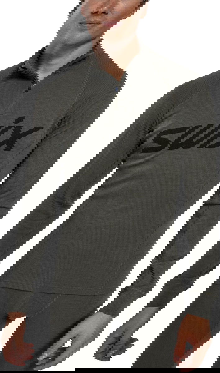 Majica SWIX Swix RaceX Merino Half Zip Top Zelena | 10120-23-48100
