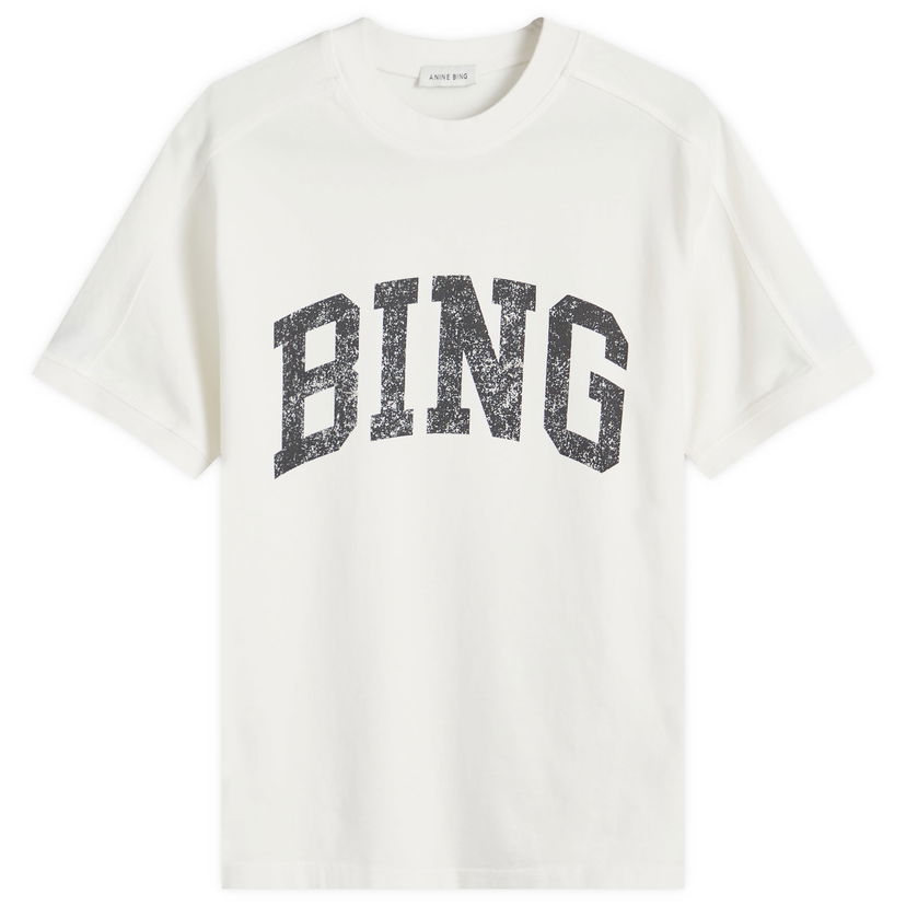 Majica Anine Bing Jaylin Ivory T-shirt Bela | A-08-10092-IVY1