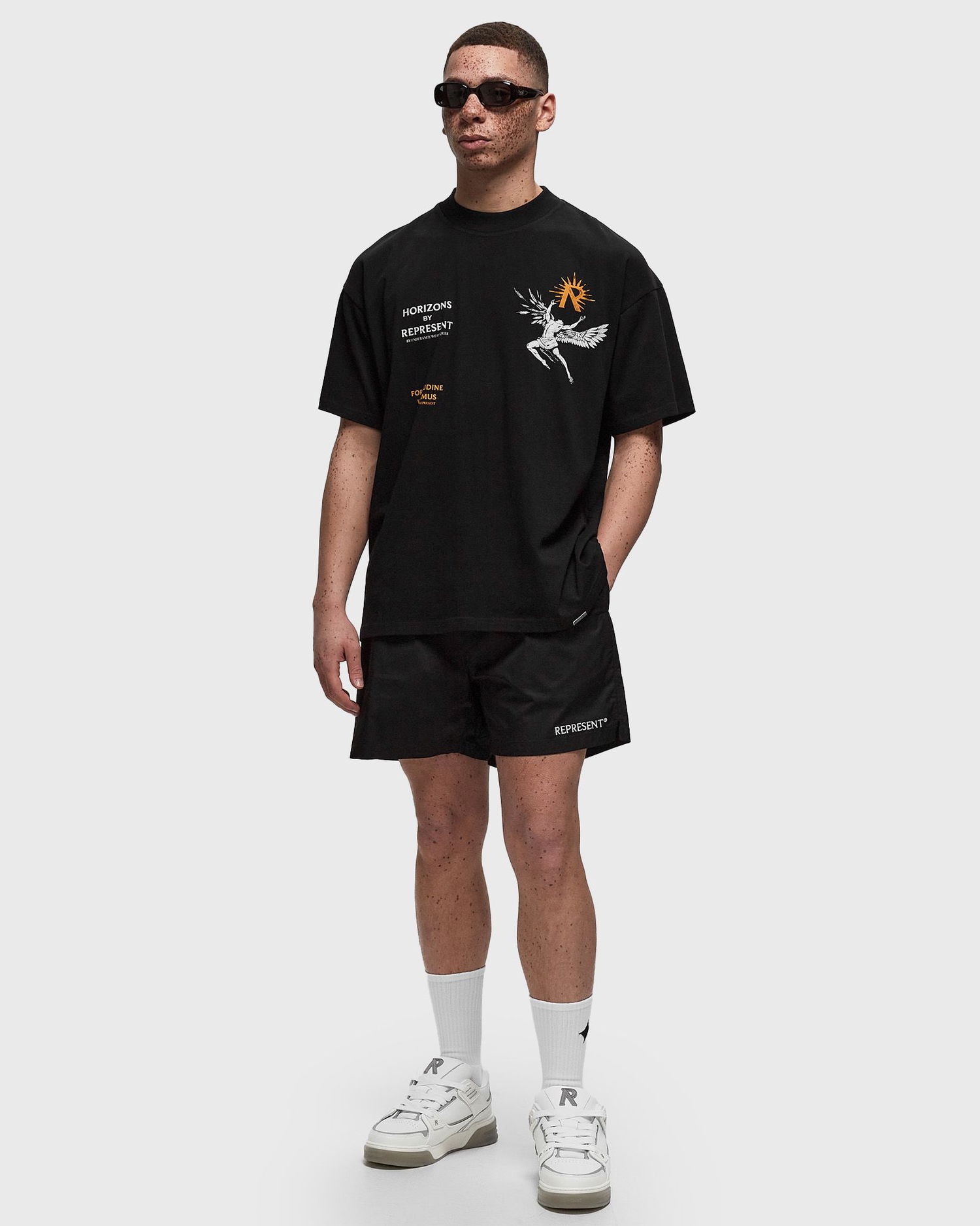 Kratke hlače Represent Clo REPRESENT SHORT Črna | MLM704-01, 1