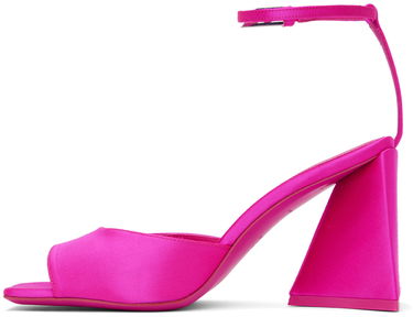 Nogavice The Attico Attico Piper Satin Heeled Sandals Roza | 236WS599 V007, 2