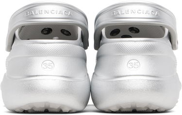 Oblačila Balenciaga Balenciaga Crocs Edition Jibbitz Mules Črna | 720762 W0FOW, 4