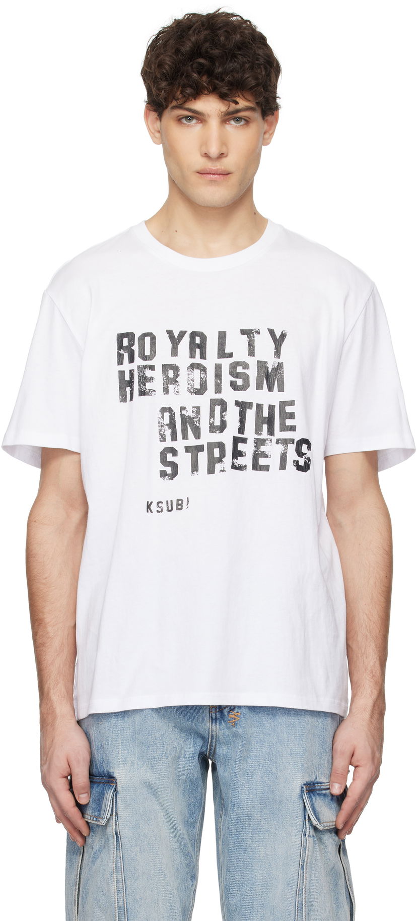 Majica Ksubi Ksubi Hero Kash T-Shirt Bela | MPS25TE042