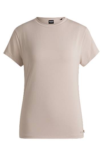Majica BOSS BOSS Stretch Jersey Pyjama T-Shirt Bež | 50543334