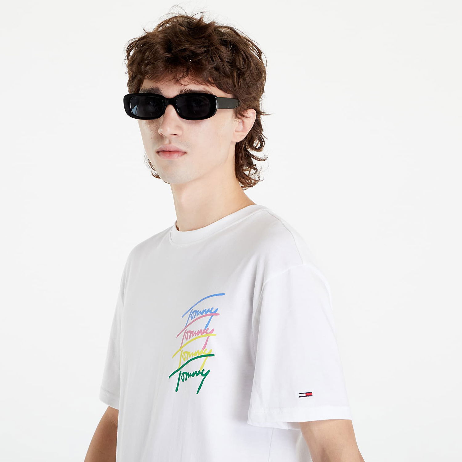 Majica Tommy Hilfiger Classic Back Art Bela | DM0DM15003 YBR, 1