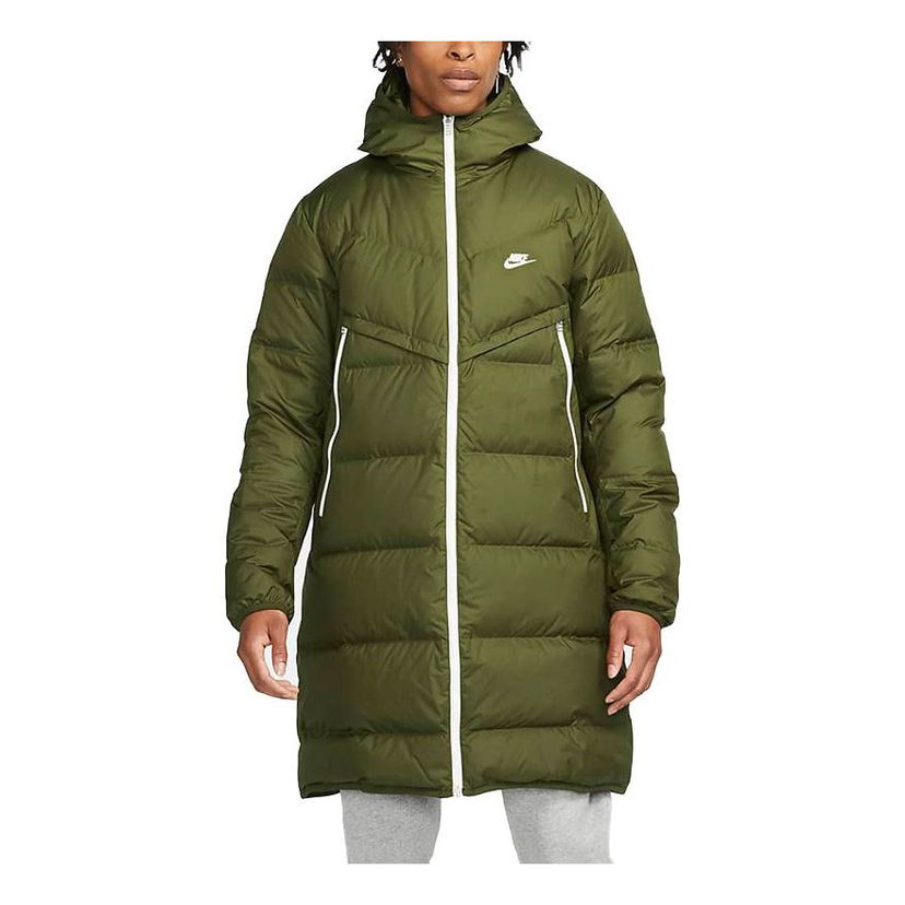 Parka Nike Sports Hooded Down Coat Zelena | DD6789-326