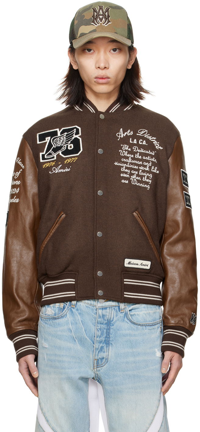 Bomber jakna AMIRI Eagle Bomber Jacket Rjava | PS24MOS054, 0