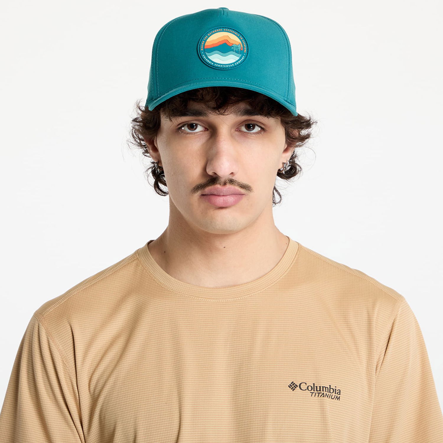 Kapa Columbia Columbia Mountaincap™ 3D Stretch Snap Back Cap Turkizna | 2105091364, 1