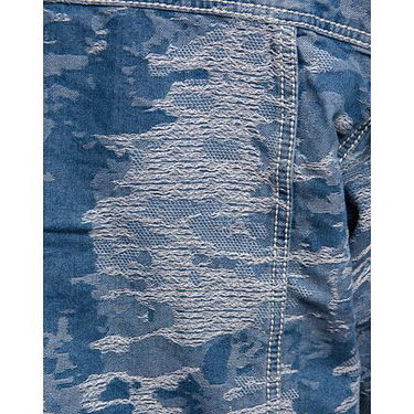 Jakna Karl Kani Karl Kani OG K Distress Camo Denim Jacket Modra | KK-60710032, 7