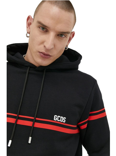 Pulover GCDS Low Logo Band Hoodie Črna | SS23M100158