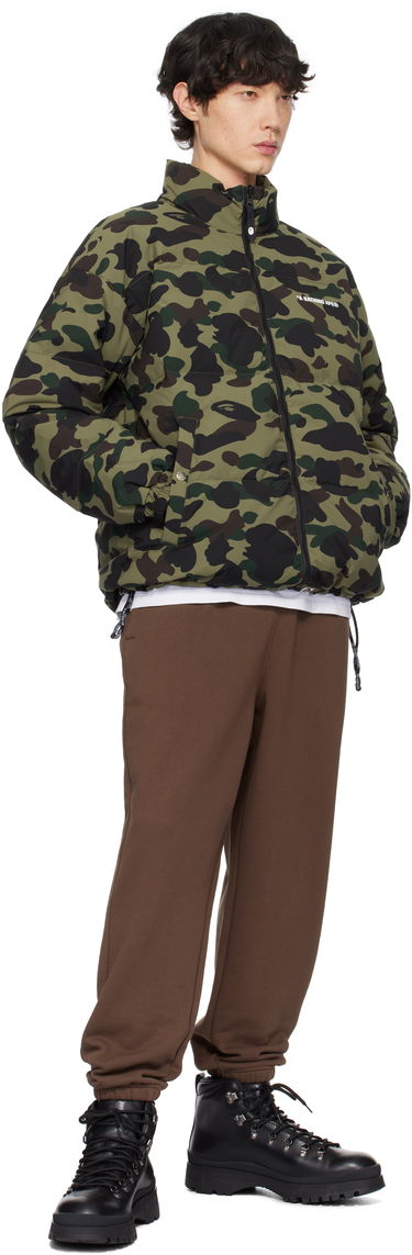 Jakna BAPE Camo Reversible Down Jacket Zelena | 001DNK801009M, 4