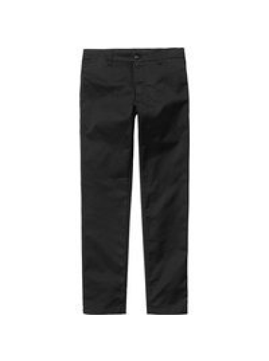 Hlače in kavbojke Carhartt WIP Sid, nero rinsed Črna | I003367.89.02