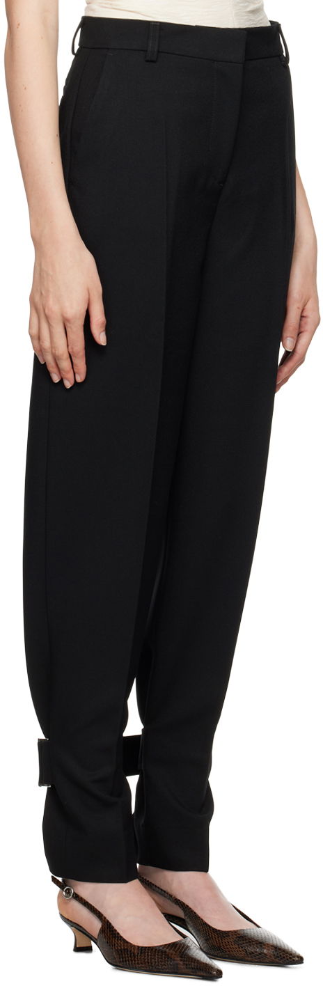 Hlače TOTEME Slouch Trousers Črna | 244-WRB0213-FB0314, 1