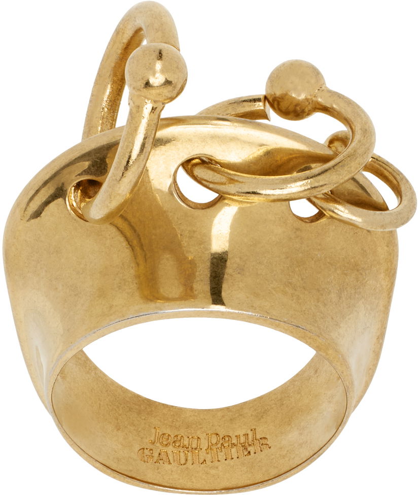 Prstan Jean Paul Gaultier Jean Paul Gaultier Multiple Loops Ring Kovinski | 24/25-U-BA012-X053-92