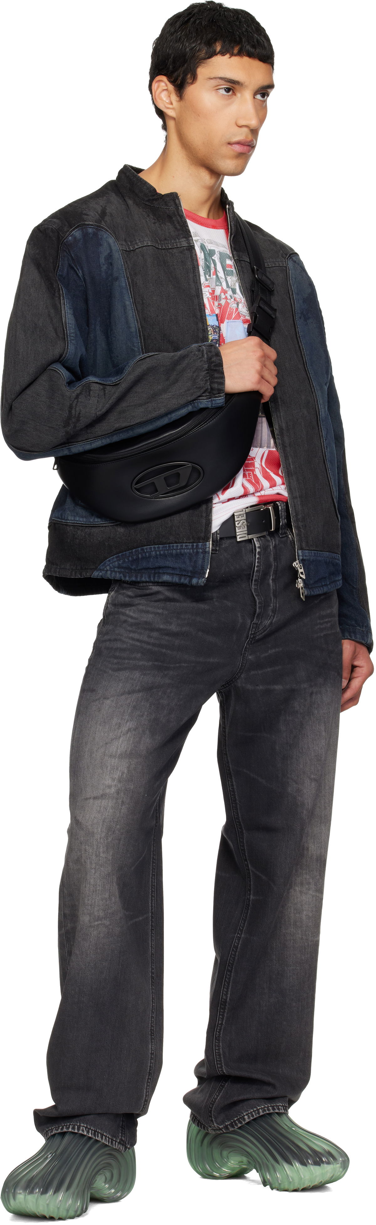 Pasovi Diesel B-Shift II Reversible Belt Črna | X08879-PR227-H1085, 1