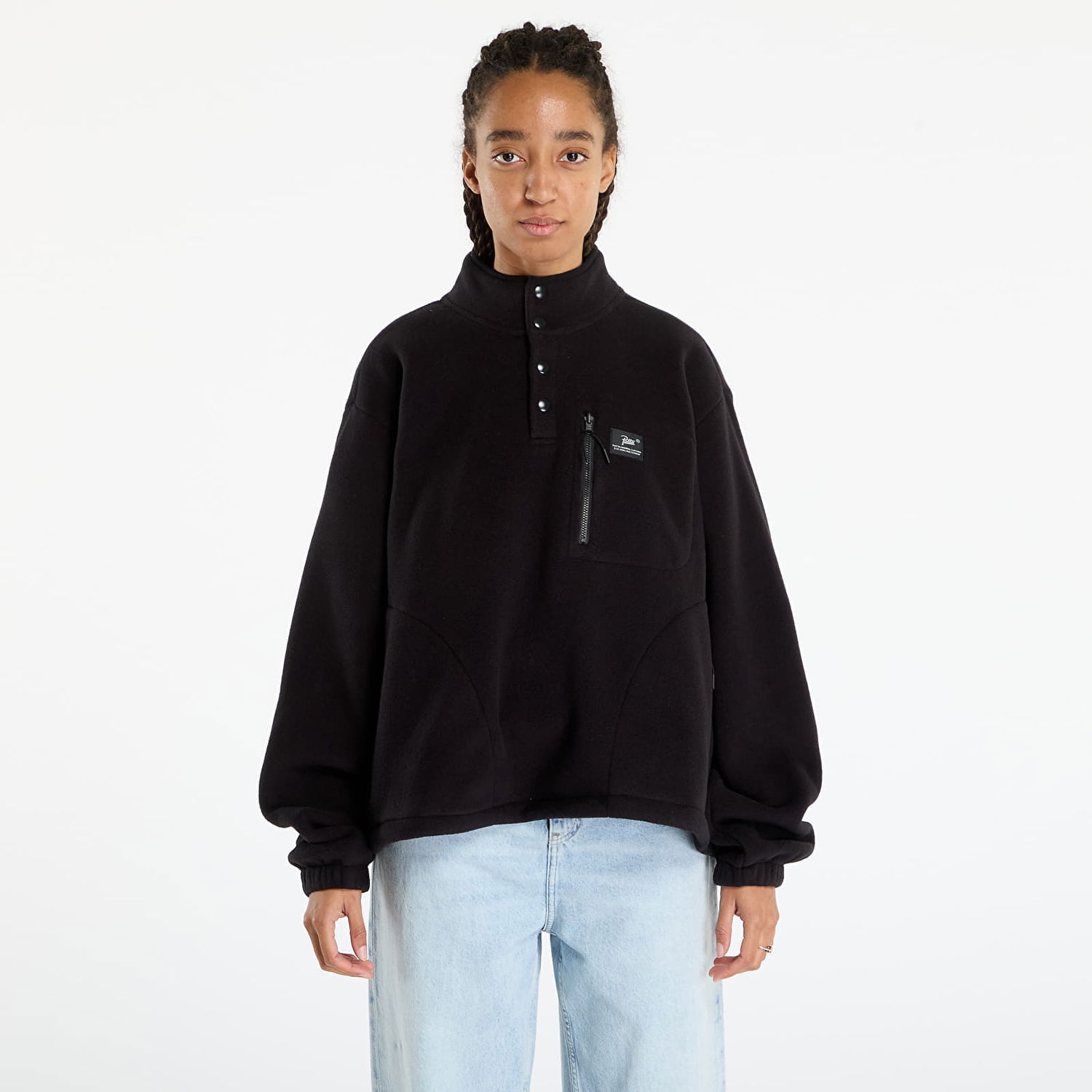 Pulover Patta Patta Sherpa Fleece Overhead Črna | POC-AW25-2600-359-0003-001, 0
