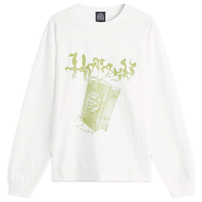 Majica Heresy Heresy Tome Graphic Longsleeve T-Shirt Bela | HSS25-T09E