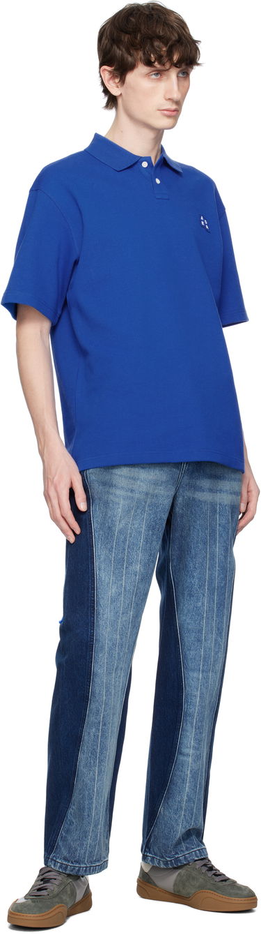 Kavbojke ADER ERROR ADER error Two-Tone Pinstriped Jeans Modra | BO01SSJE0104BL, 3