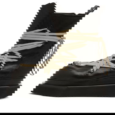 Superge in čevlji Rick Owens Rick Owens Megalace Turbo Cyclops Boots Size EU 40 Črna | RU02E1872-LGYW1-09, 1