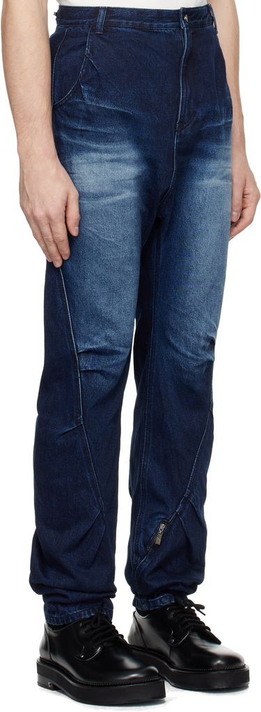 Kavbojke ADER ERROR Faded Denim Jeans Modra | BN01FWJE0108DB, 1