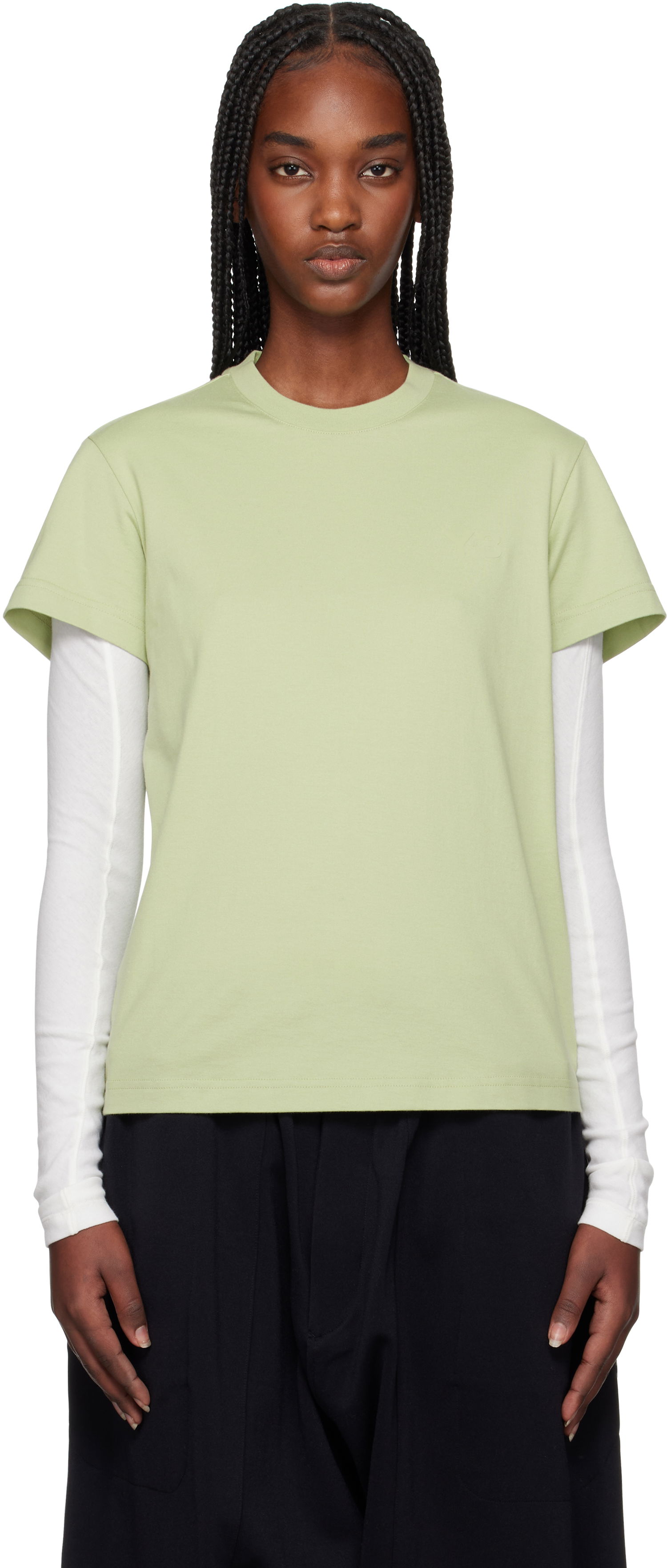 Majica Y-3 Y-3 Regular Short Sleeve T-Shirt Zelena | JM7828, 0