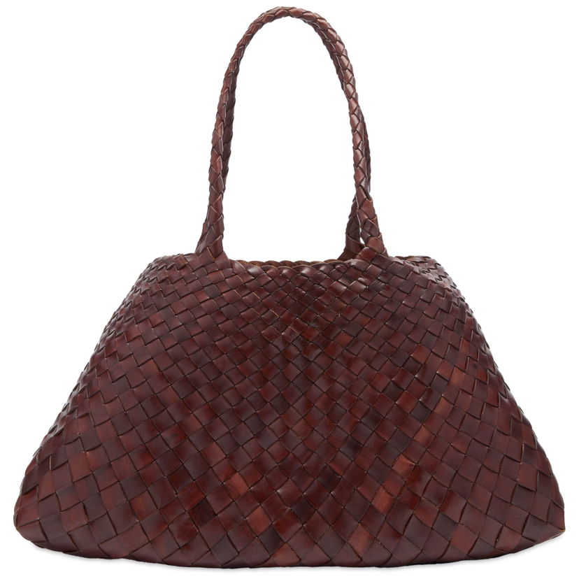 Tote bag Dragon Diffusion Santa Croce Large Bag Rjava | 8892-BRUCIATO