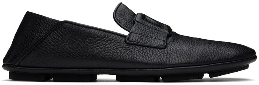 Superge in čevlji Dolce & Gabbana Driver Loafers Črna | A50583A8034