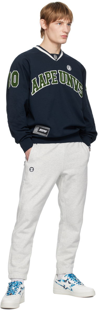 Trenirka AAPE by A Bathing Ape AAPE by A Bathing Ape Main Sweatpants Siva | AAPPTMB638XANWH2, 3