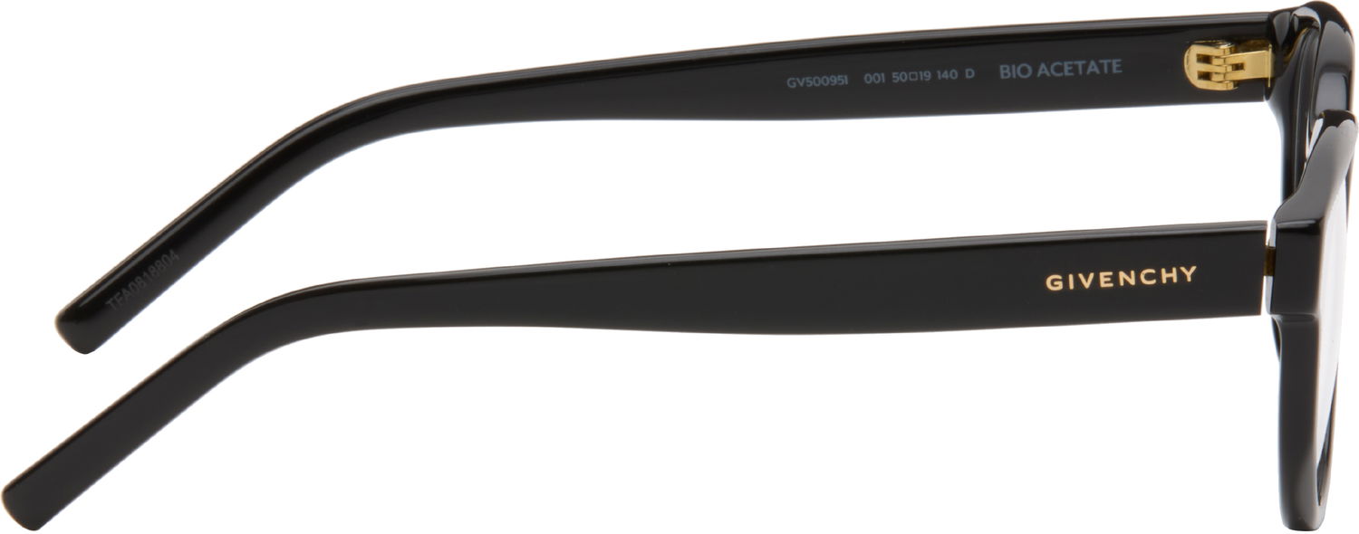 Sončna očala Givenchy GV Day Text Logo Circular Frame Optical Glasses Črna | GV50095IW50001 192337238659, 1
