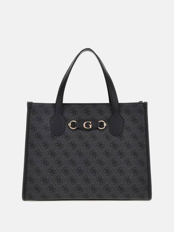 Tote bag GUESS Izzy 4G Logo Tote Bag Črna | HWSG8654220