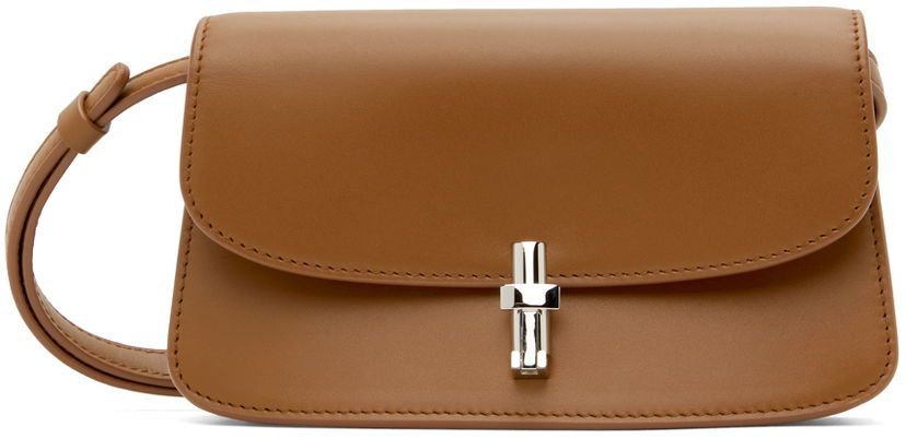 Torba za čez ramo The Row Brown E/W Sofia Bag Rjava | W1569-L60