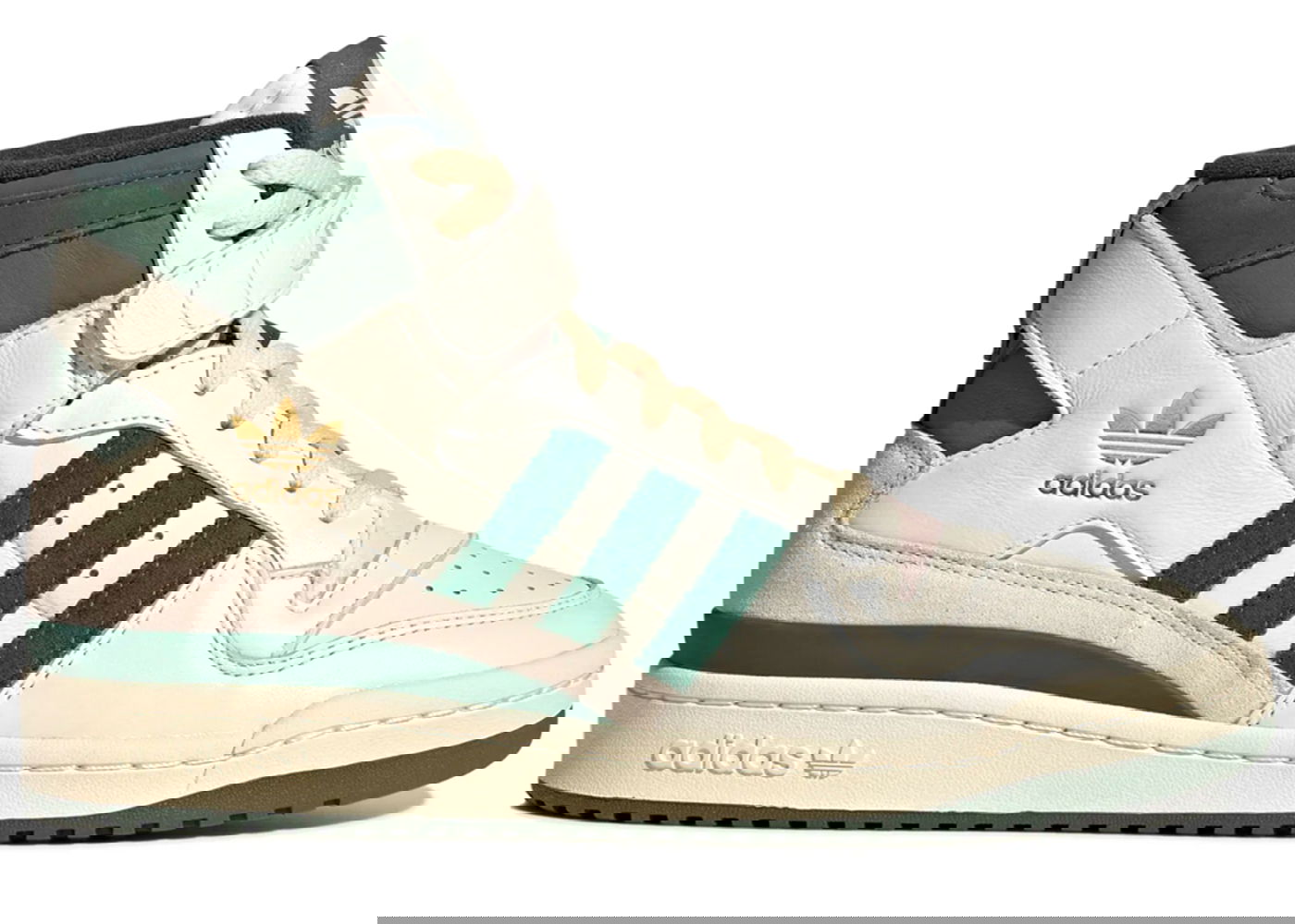 Superge in čevlji adidas Originals Forum 84 Off White Team Dark Green Bež | GW2203, 0