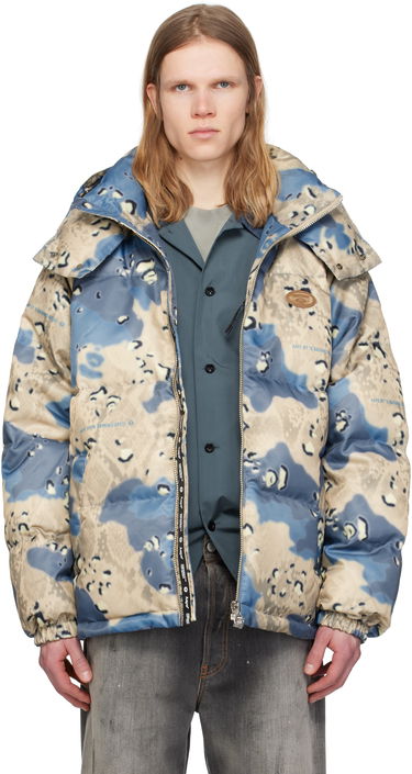 Puhovka AAPE by A Bathing Ape AAPE by A Bathing Ape Camo Main Down Jacket Modra | AAPDNM7666XXNBGK, 0