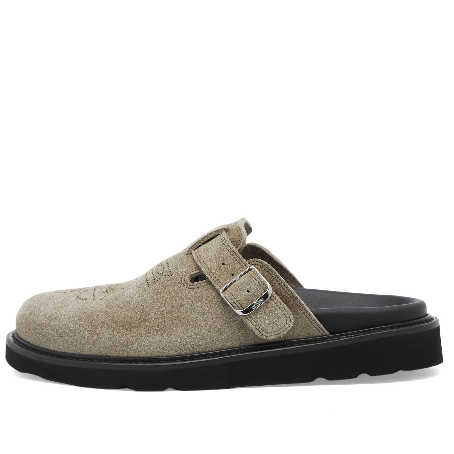 Superge in čevlji KENZO Paris Matto Suede Clog Siva | FE52MU050L56-11, 0