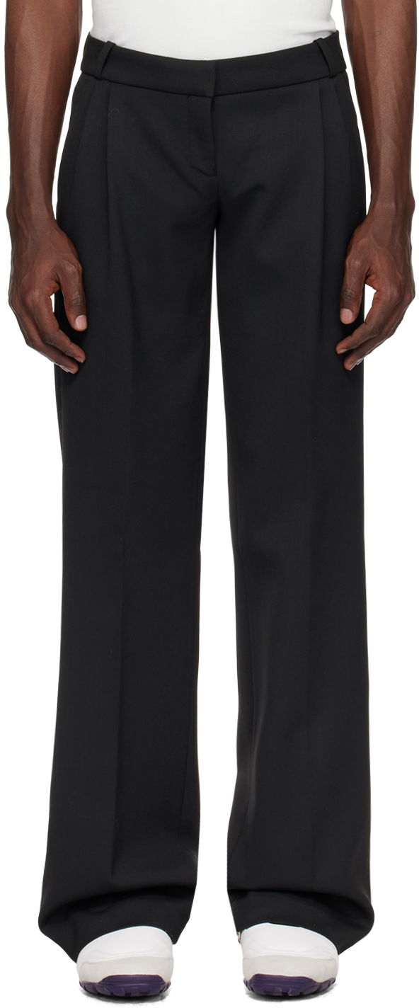 Hlače Coperni Coperni Tailored Wide-Leg Trousers Črna | COPP63111CMEN