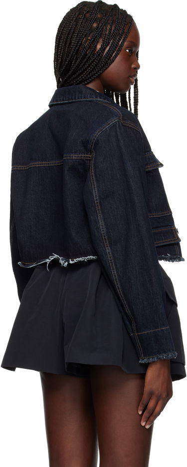 Jakna We11done We11done Cropped Denim Jacket Modra | WD-DJ1-25-301-W-BL, 2
