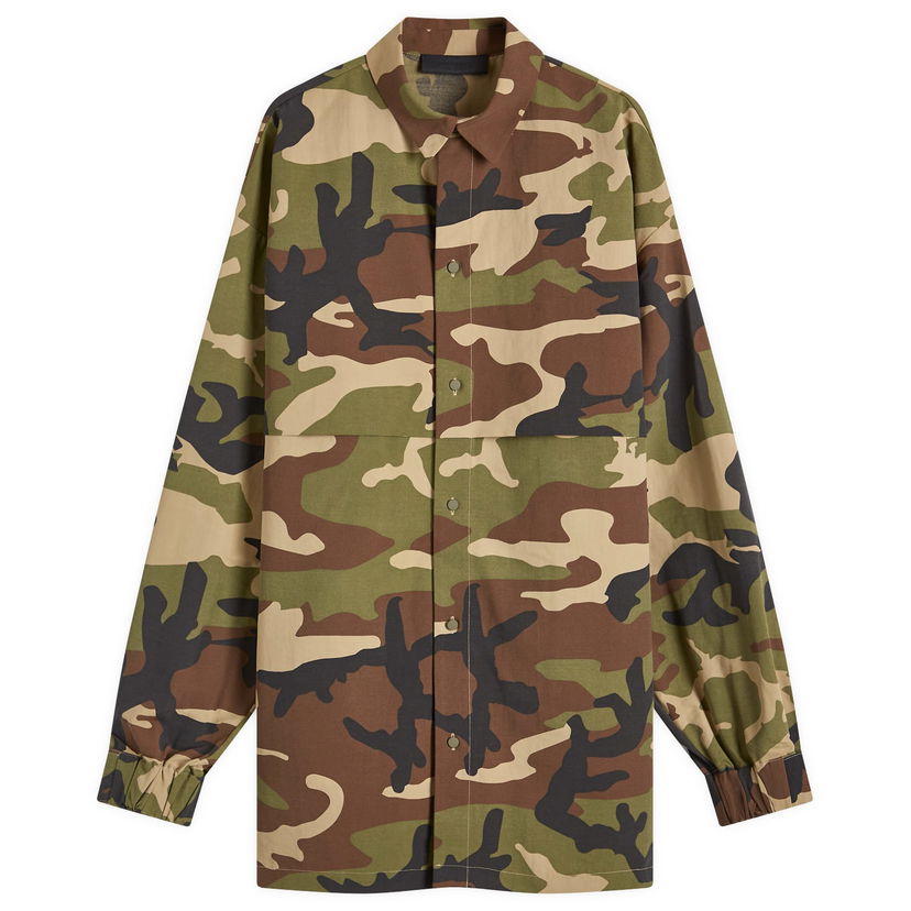 Srajce Fear of God Essentials Military Overshirt Zelena | 186BT244328F