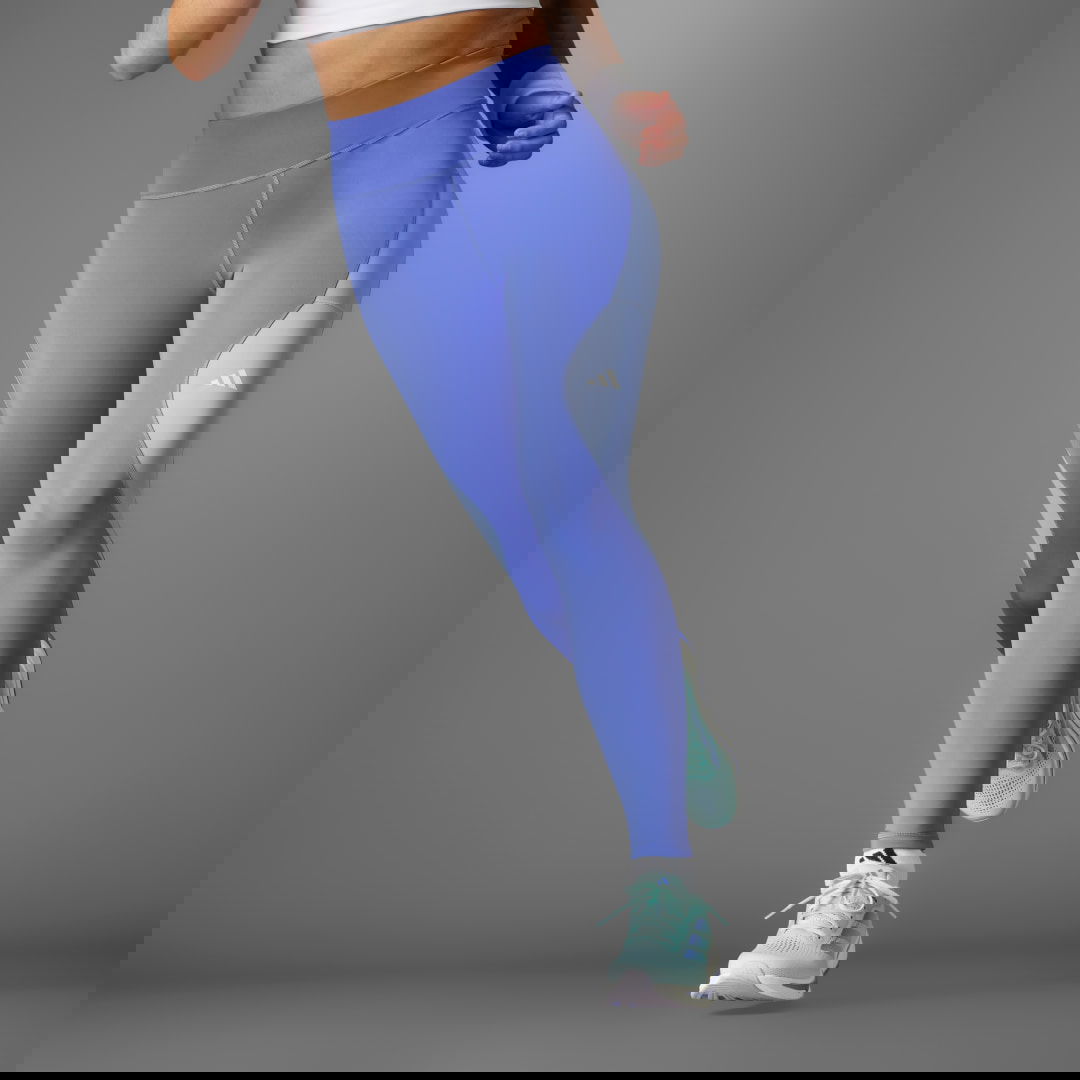 Pajkice adidas Performance Own The Run Colorblock Full-Length Leggings Modra | IX0278, 0