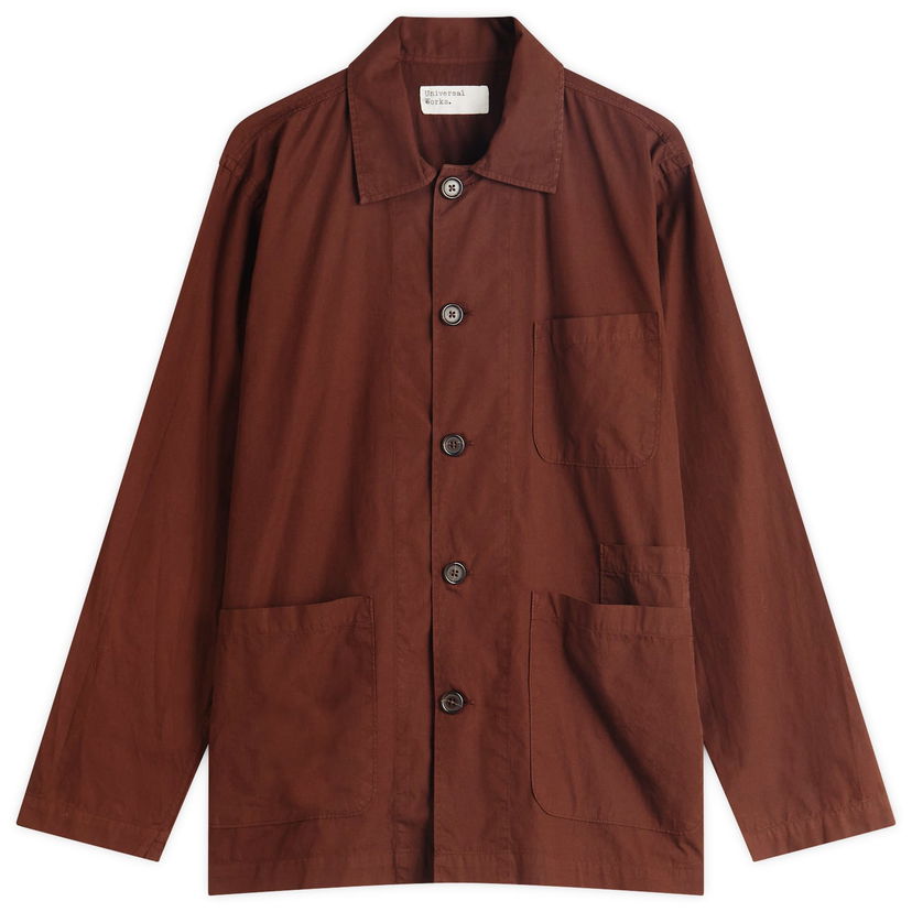 Srajce Universal Works Universal Works Bakers Overshirt, Size Large Rjava | 32678-RIB