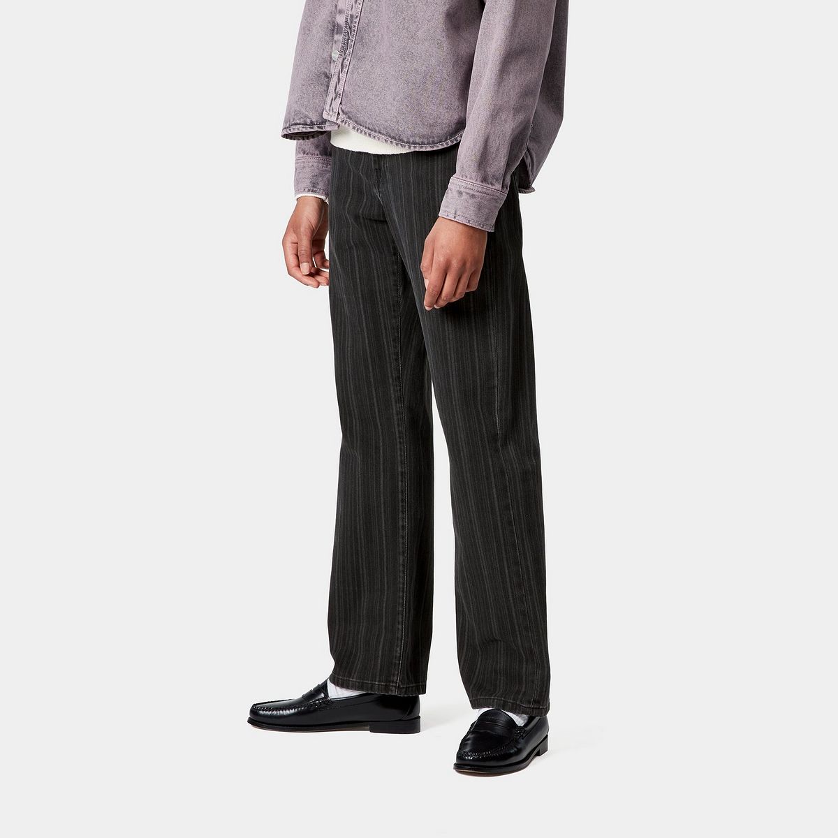 Hlače Carhartt WIP Carhartt WIP Rylan Stripe Pants Črna | I035581_4, 1