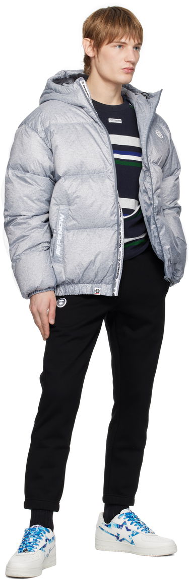 Puhovka AAPE by A Bathing Ape AAPE by A Bathing Ape 'AAPE NOW' Down Jacket Siva | AAPDNM7654XANGY2, 3