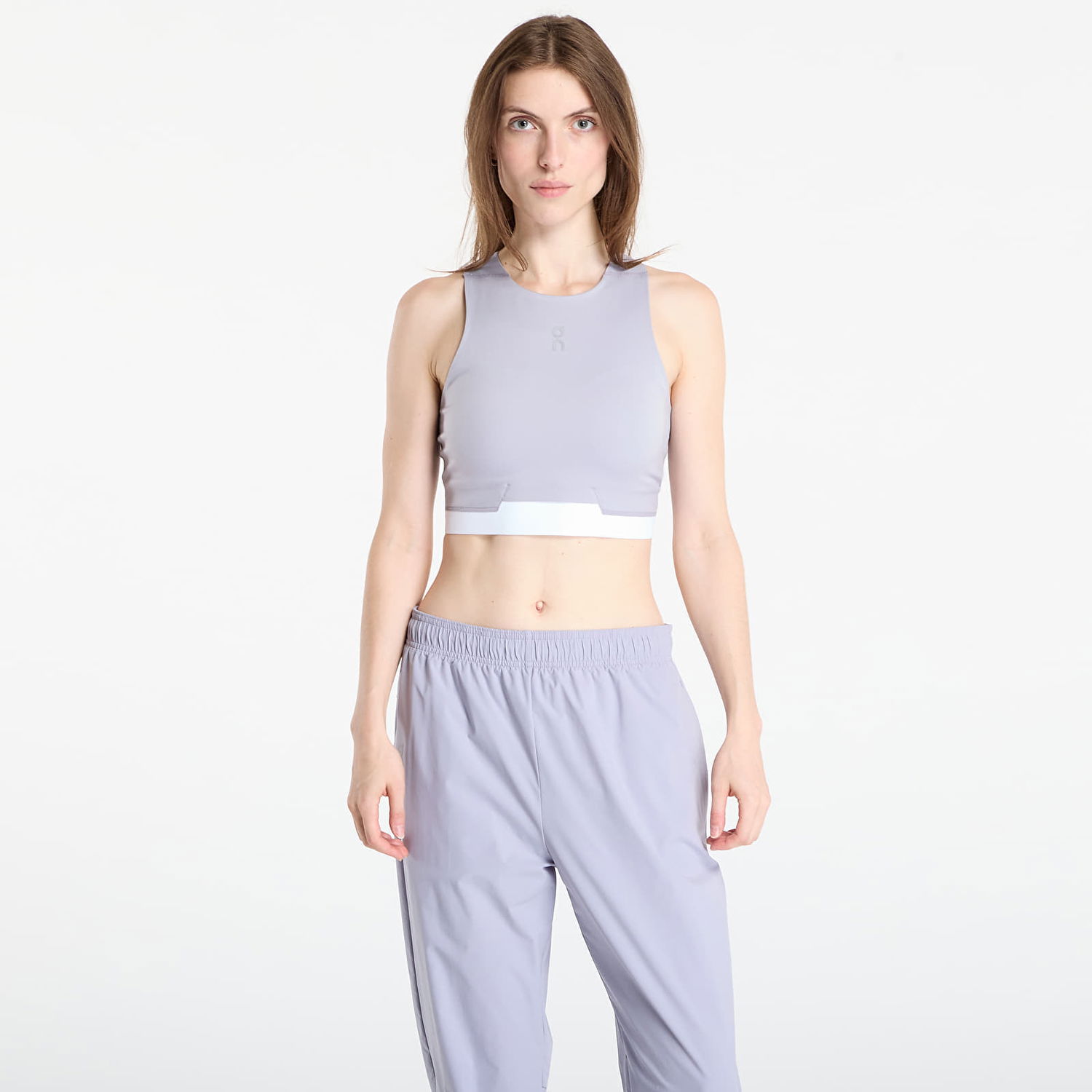 Krop-top On Running Train 2-in-1 Crop Top Siva | 1WF10210174, 0