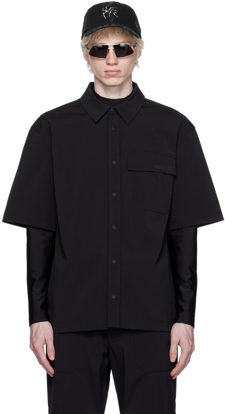 Srajce Han Kjøbenhavn Han Kjobenhavn Bonded Shirt Črna | M-132712